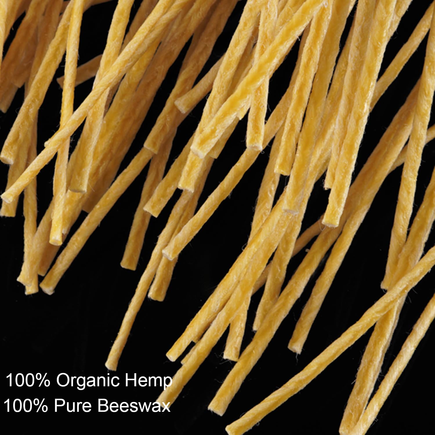 Organic Beeswax Candle Wicks 120 PCS - 3.5