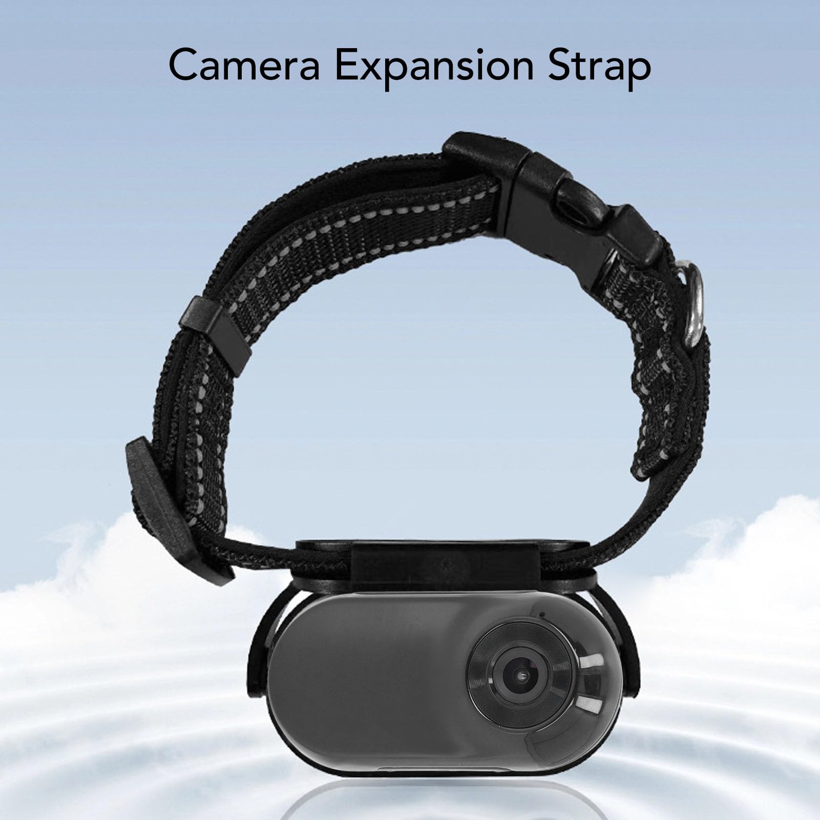 **Dog Collar Camera - 1080P HD Video & 4K Photo, 170° Wide Angle Pet Action Camera for Outdoor Adventures - Perfect for Hiking, Running & Training with Dogs & Cats**