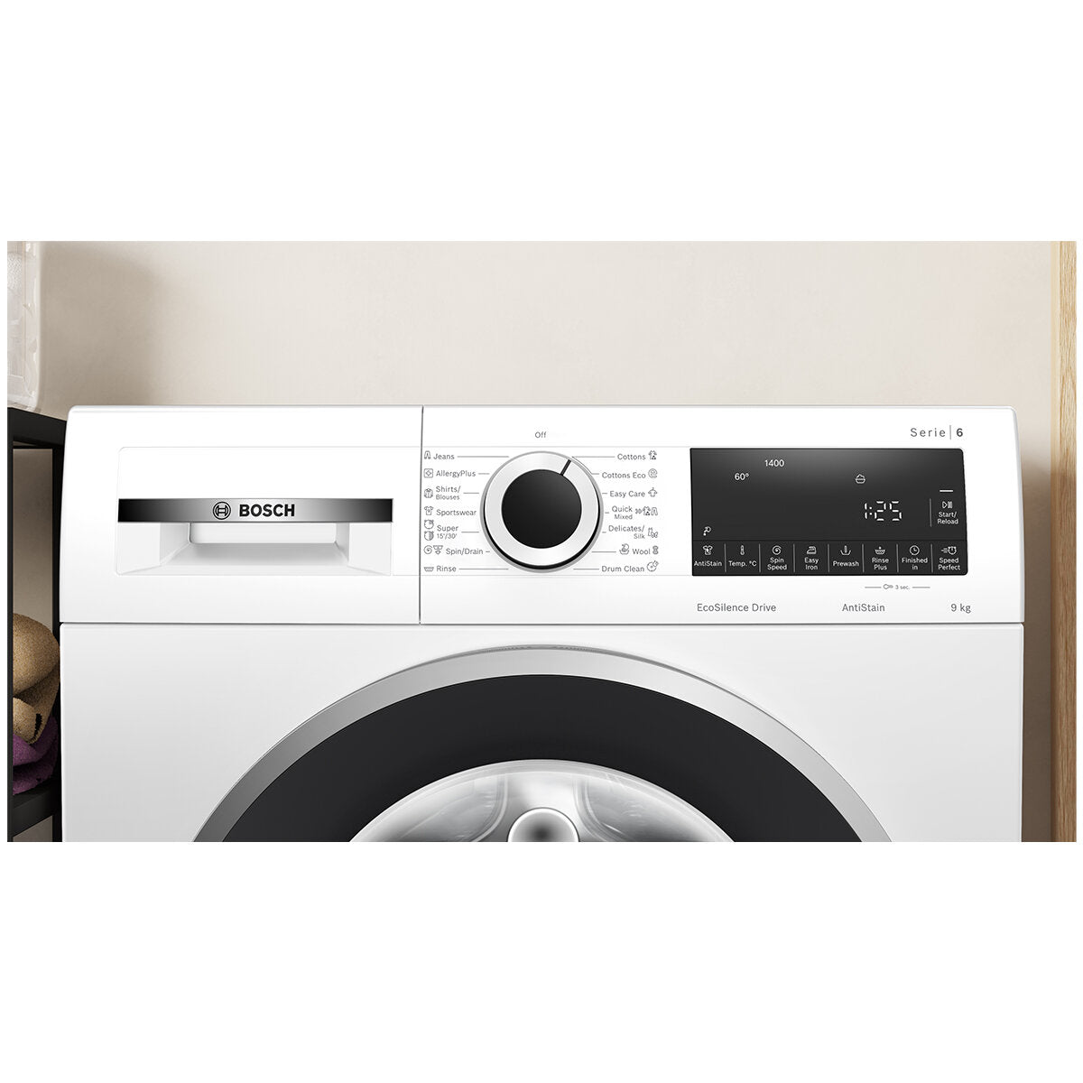 Bosch Series 6 9kg Front Load Washing Machine WGG24409AU - Energy Efficient, Quiet Laundry Appliance for Home & Apartment Use