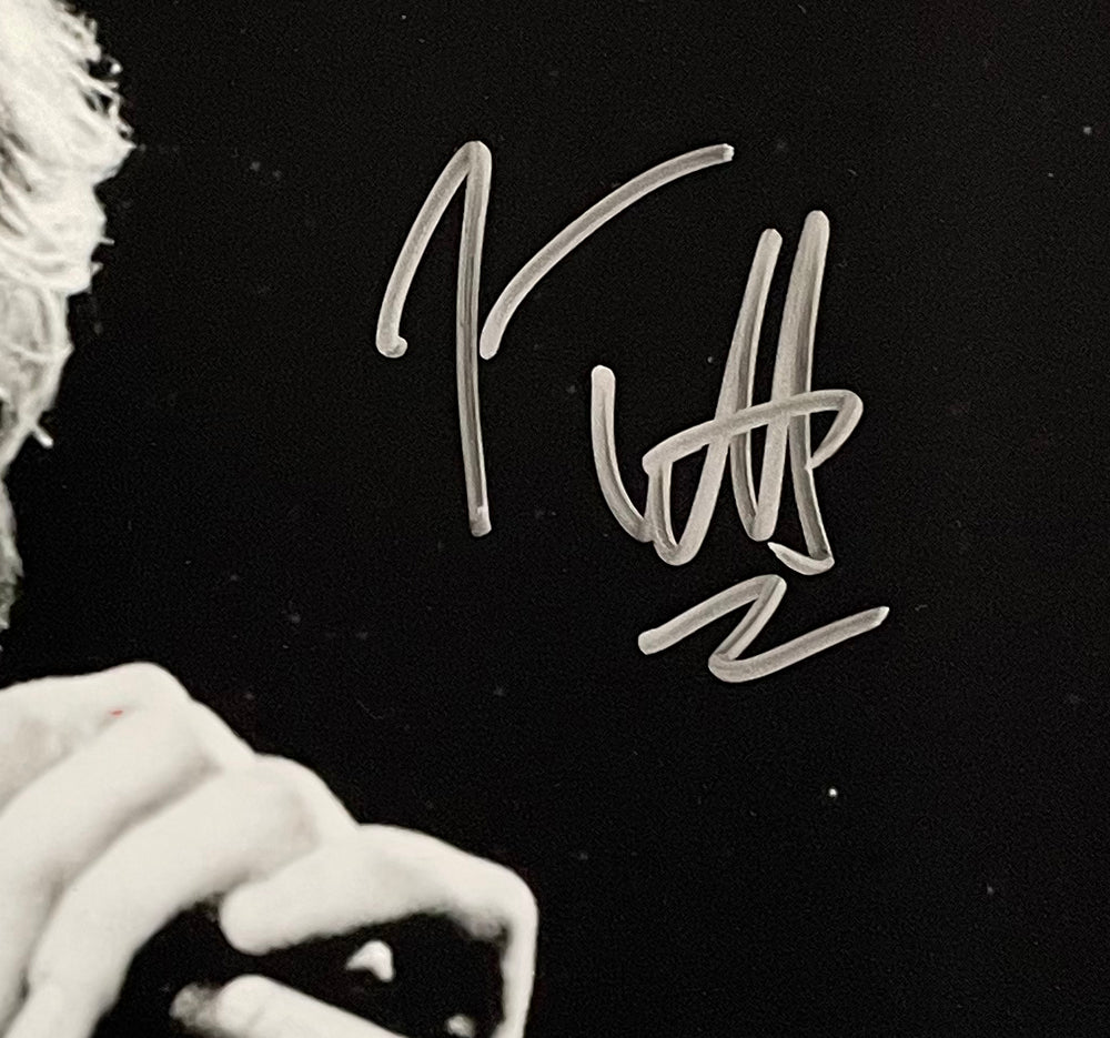Joe Elliott Autographed 11x14 Black & White Def Leppard Photo with JSA COA - Perfect for Rock Music Fans, Collectors & Home Decor