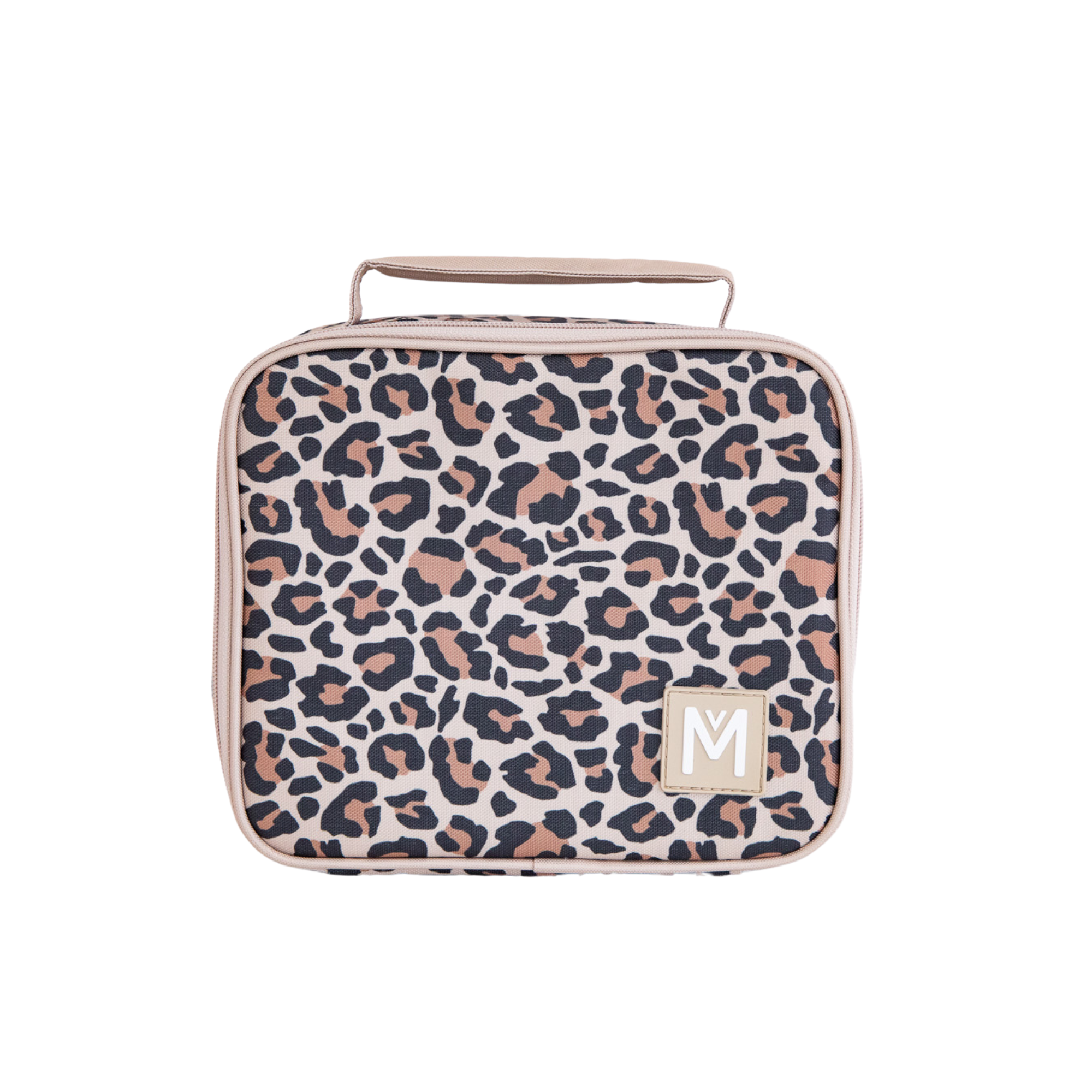 Montii.Co Medium Insulated Lunch Bag for Work & School - Leakproof Safari Design, Perfect for Office, Picnics & Outdoor Activities