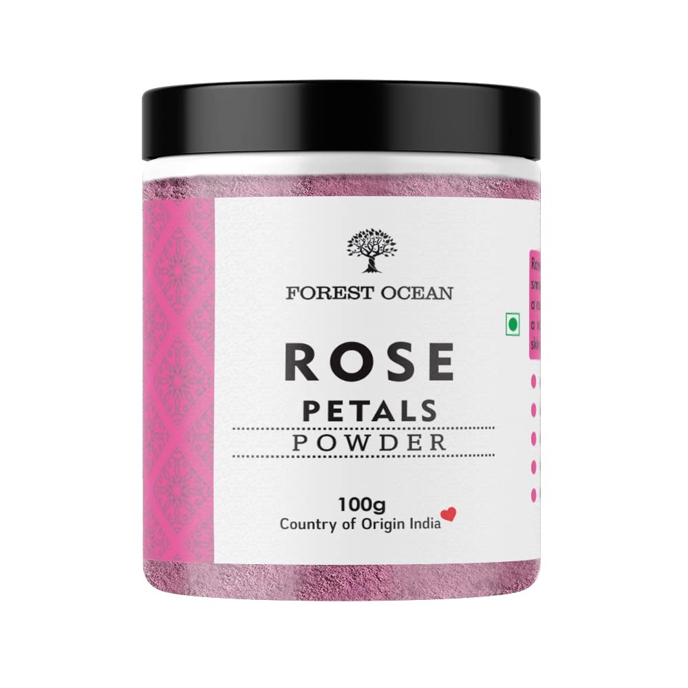 Rose Petal & Orange Peel Powder for Face & Skin Care - 2x100g Pack for Glowing Skin