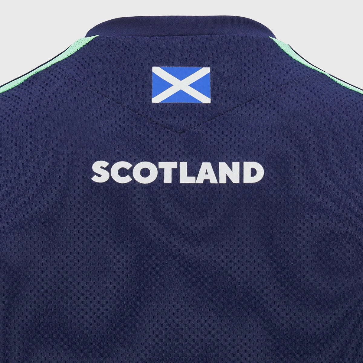 Scotland Rugby Macron Sleeveless Jersey - Navy Blue Performance Shirt for Training & Match Day