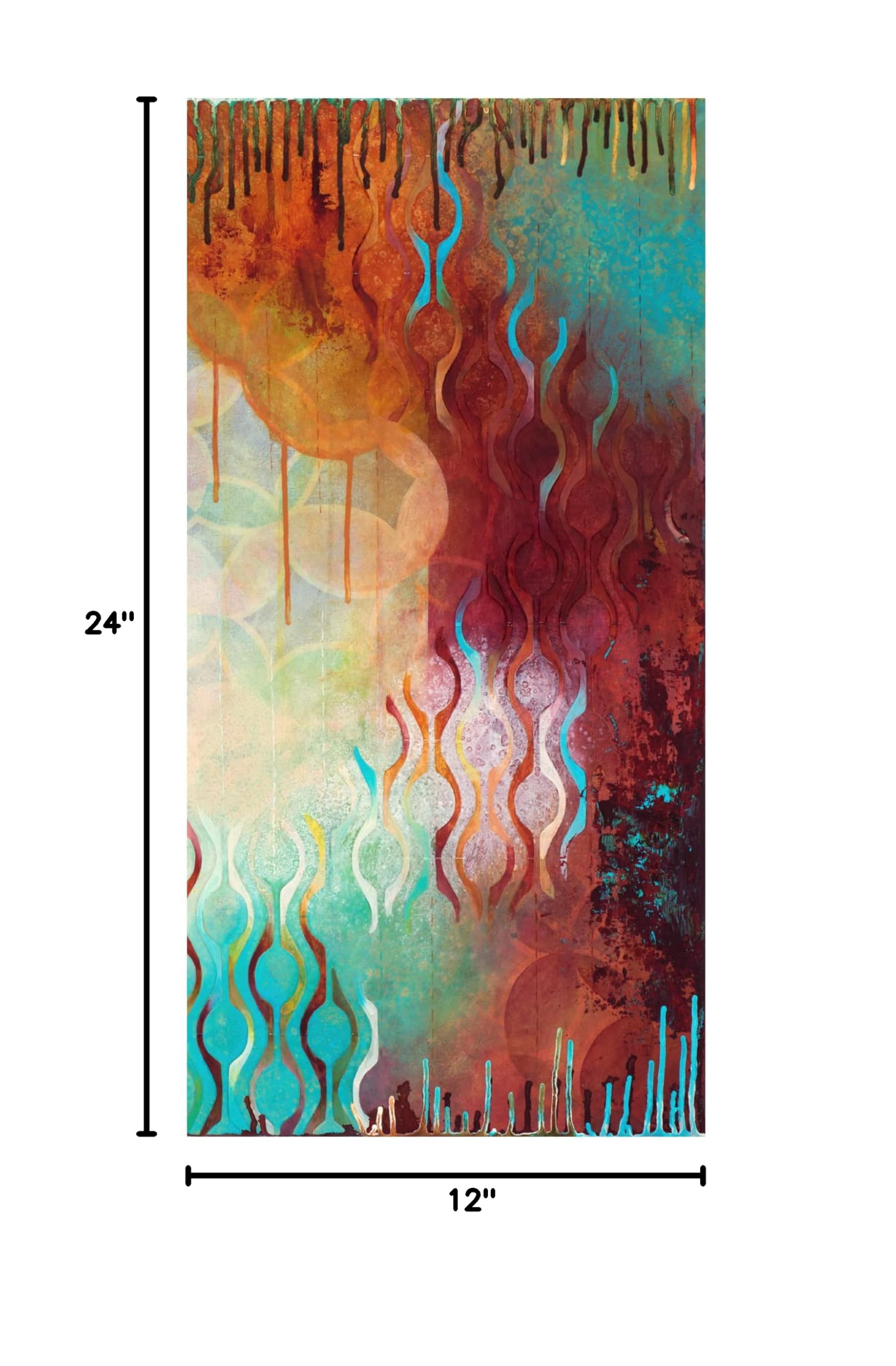 Heather Robinson 'Compliance II' Canvas Wall Art Print - Modern Abstract Painting for Living Room, Bedroom & Office Decor