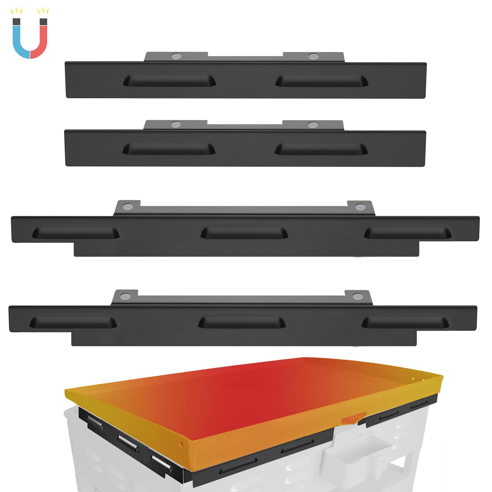 Blackstone 28 Inch Griddle Wind Guards - Magnetic Stainless Steel Wind Screen Protects Flames | Compatible with Side Shelf, Rear Grease Cup & Hood | Essential Grill Accessories for Outdoor Cooking & Camping