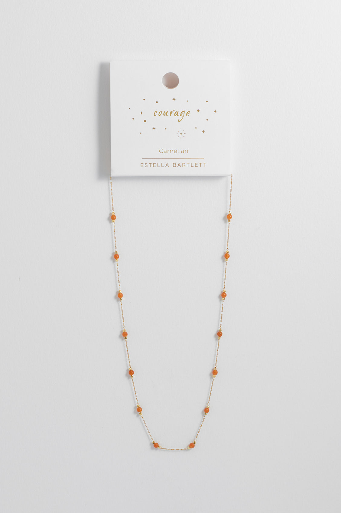 Healing Carnelian Gemstone Bead Necklace for Women - Natural Energy Booster & Stress Relief Jewelry - Perfect for Meditation, Yoga & Spiritual Healing