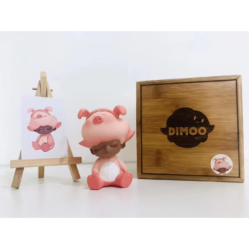 DIMOO Piggy Limited Edition Collectible Figure - Cute Piggy Bank Toy for Kids & Adults, Perfect for Home Decor, Gift, and Anime Collection