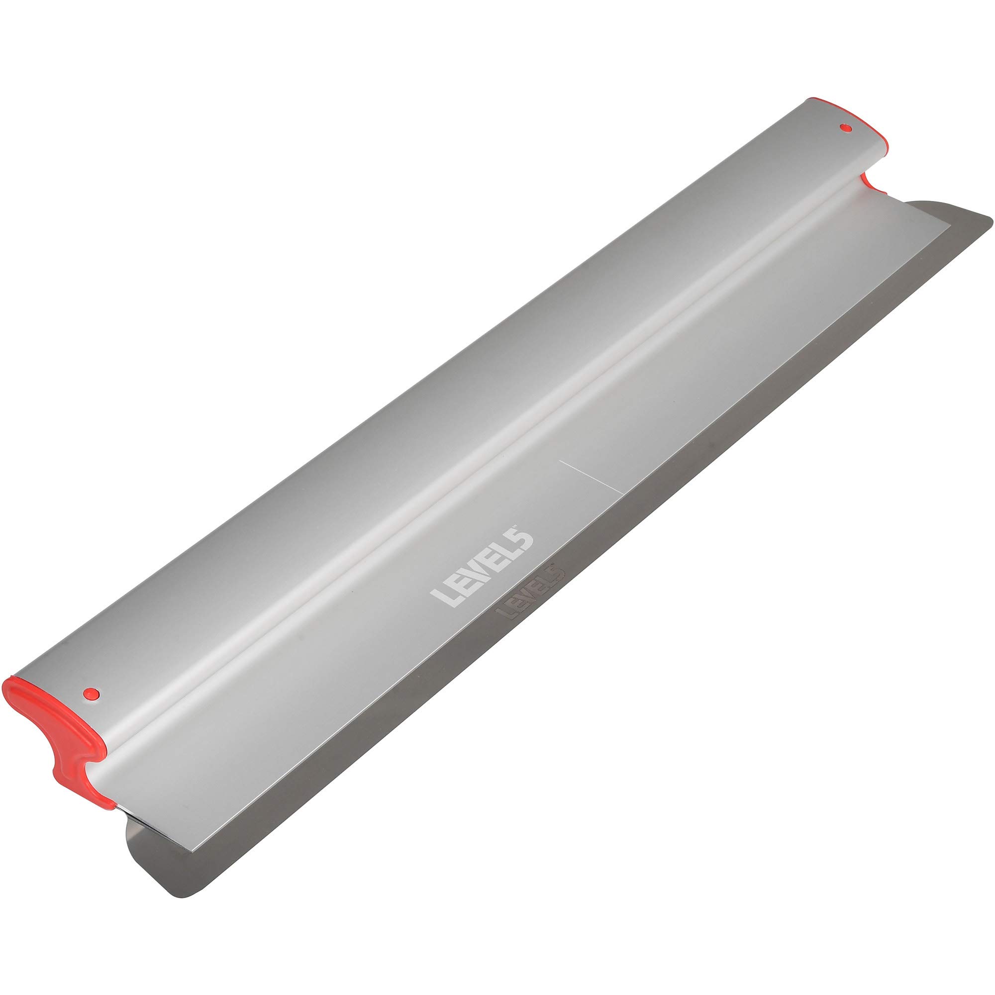 LEVEL5 32-Inch Skimming Blade - Professional Drywall Taping Knife with Extruded Aluminum & Stainless Steel Construction - High-Impact End Caps - Perfect for Sheetrock, Gyprock, Plasterboard Smoothing - Ideal for Home Renovation & Professional Construction Projects