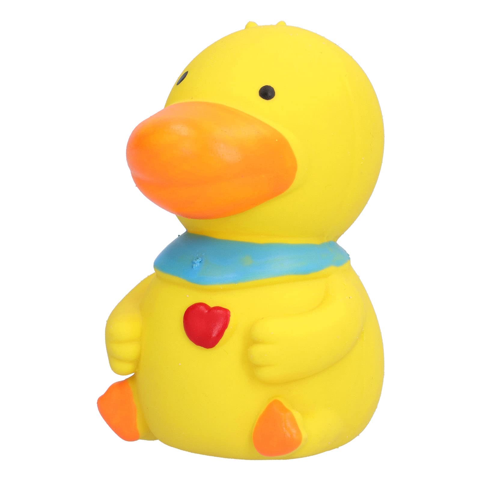 Jopwkuin Interactive Duck-Shaped Dog Toys - Non-Slip Squeaky Latex Pet Chew Toy for Small & Medium Dogs - Safe & Durable Puppy Playtime Toy for Indoor/Outdoor Fun (Yellow)