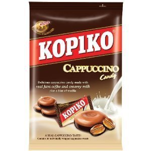 Kopiko Cappuccino Candy 2-Pack (4.23 Oz Each) - Rich Coffee Flavor Candies for Office Snacks, Travel Treats & Energy Boost