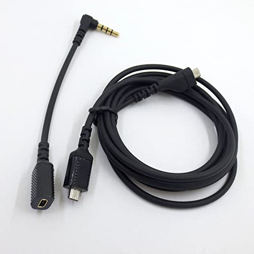 SteelSeries Arctis Replacement Audio Cable - Compatible with Arctis 7/5/3/Pro Wireless/Pro Gaming Headsets - 3.5mm Male to Female Adapter Included - Perfect for Gaming, Streaming & Home Office Use