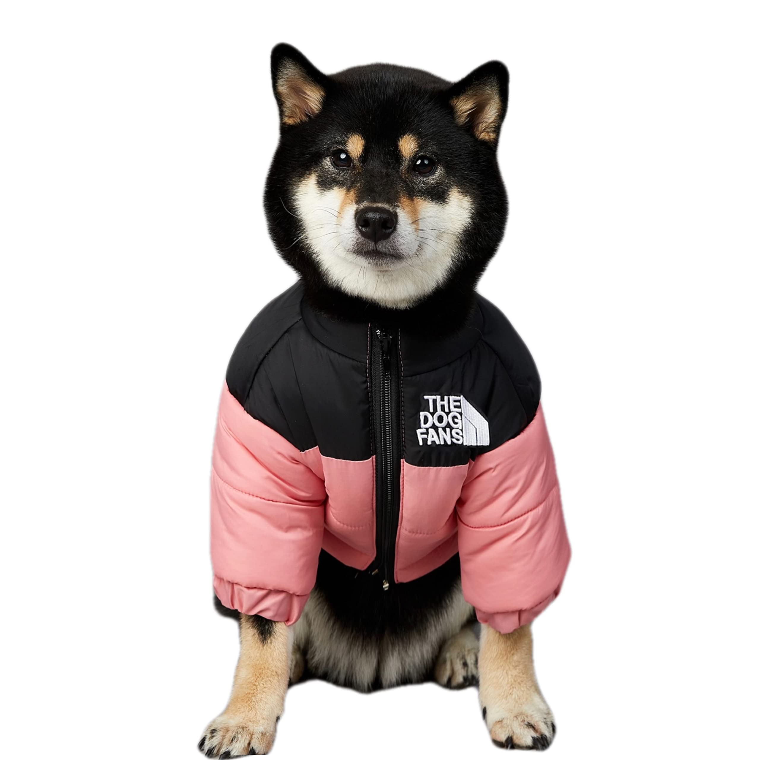 ChoChoCho Cozy Dog Coat - Waterproof Winter Jacket for Small Medium Large Dogs | Warm Fleece-Lined Pet Apparel for Cold Weather & Snow | XL Pink Dog Coat for Puppies & Cats - Perfect for Outdoor Walks & Winter Adventures