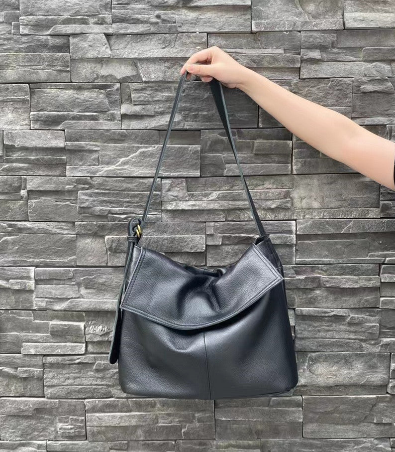 Soft Flap Shoulder Crossbody Bag for Women - Stylish & Lightweight Purse for Everyday Use, Work, and Travel