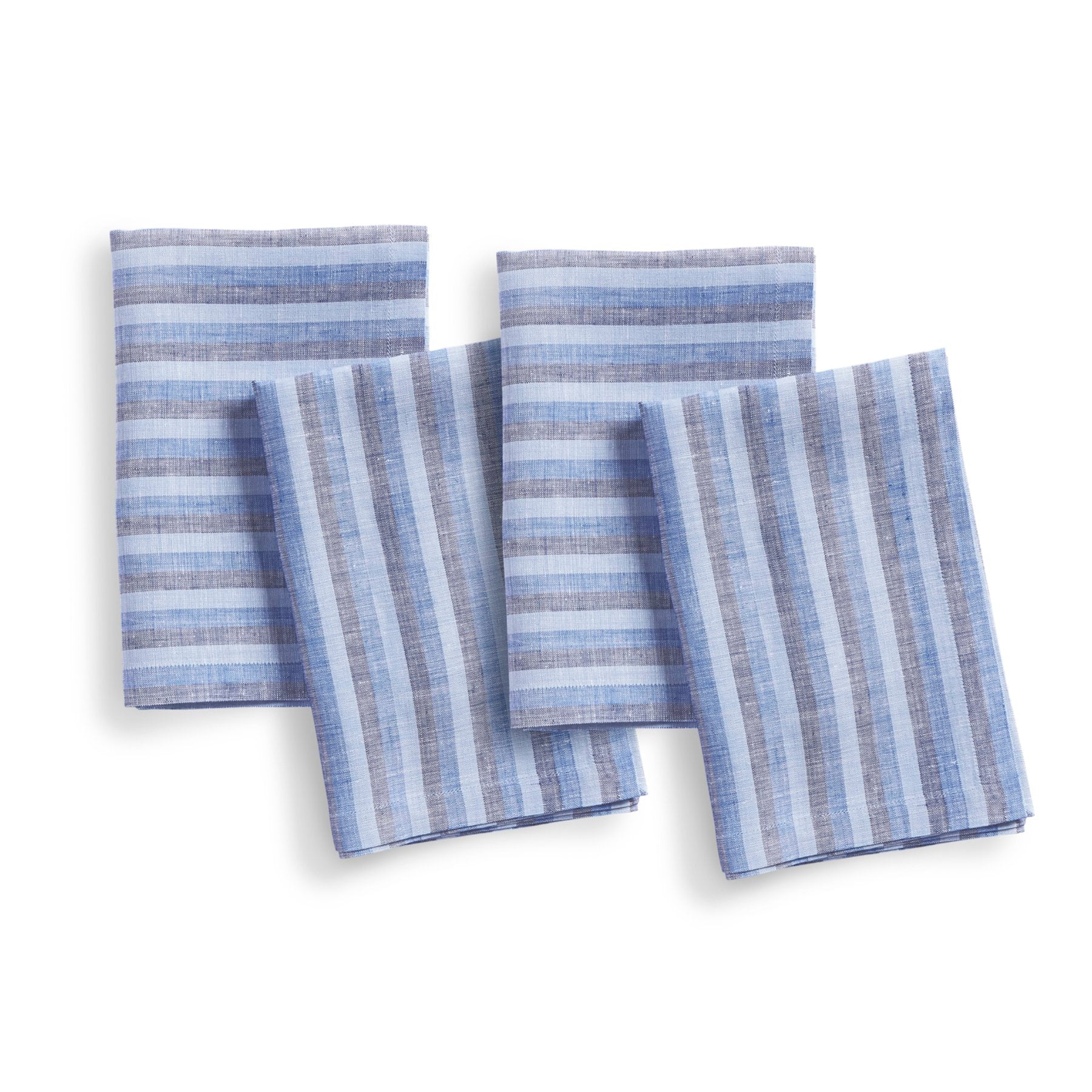 Premium Bistro Stripe Napkins - 100% Cotton, 20-Pack - Perfect for Dinner Parties, Weddings & Restaurants