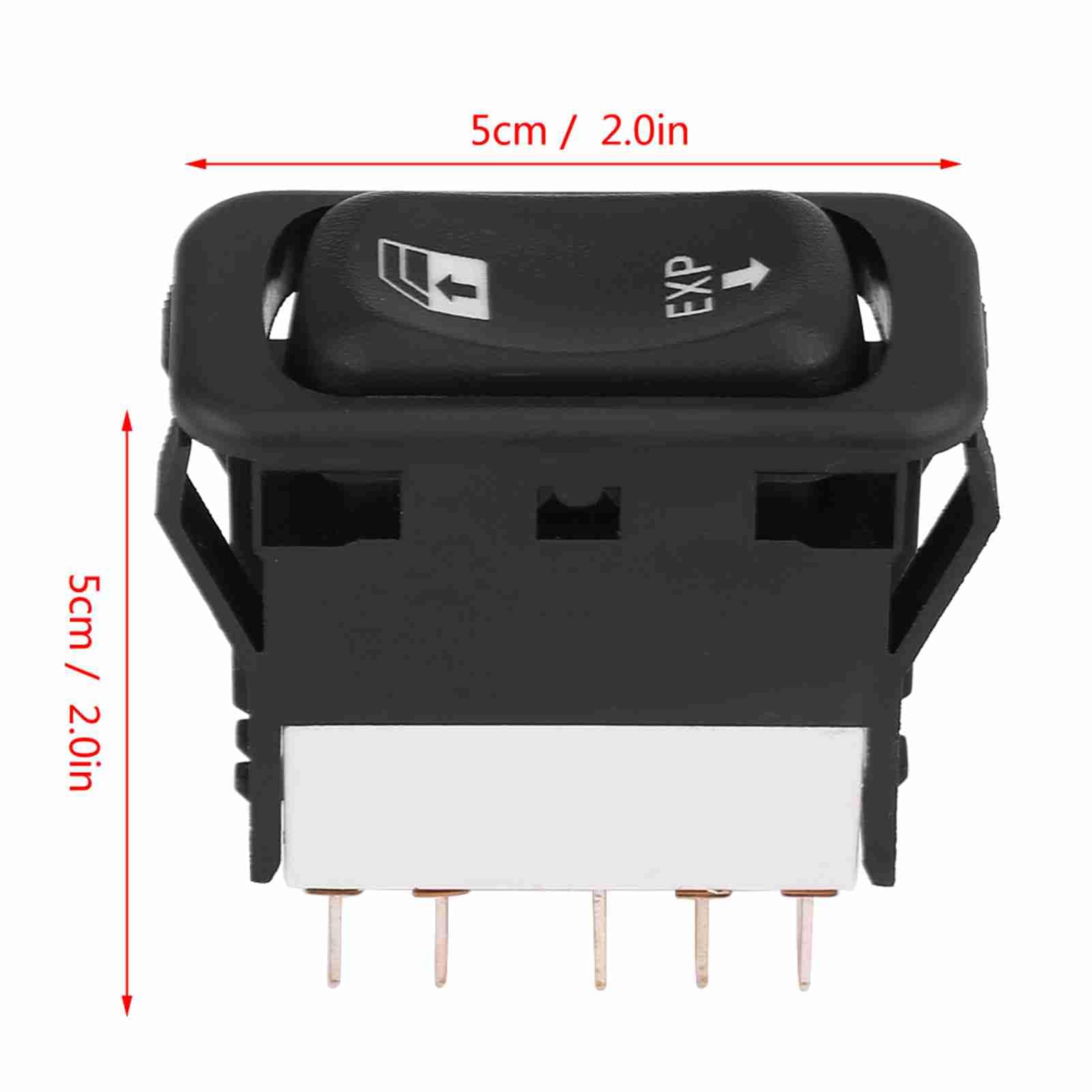 Qiilu Left Window Switch Driver Side Master Power Window Switch for 2001-2011 Toyota Tacoma (A06-30769-008) - Easy DIY Replacement for Smooth Window Operation