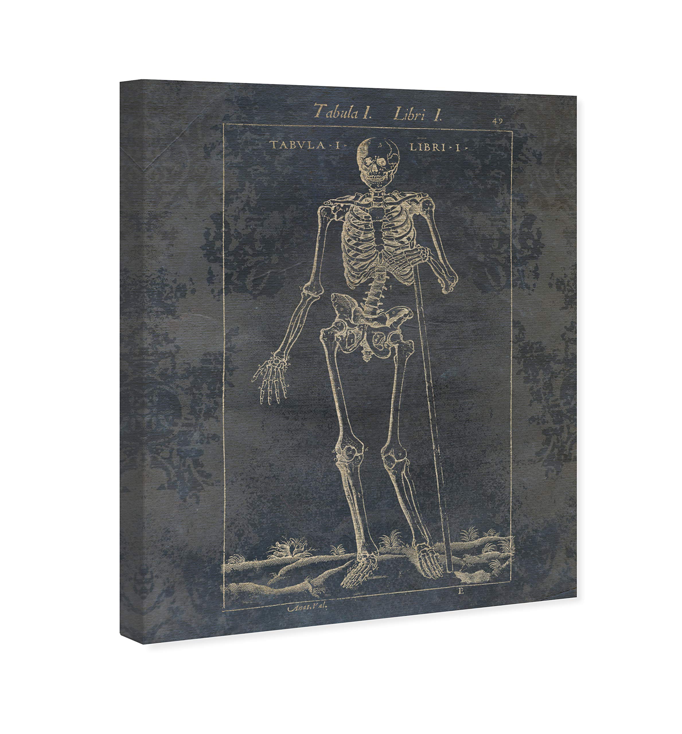 Oliver Gal Artist Co. 'La Muerte' Spiritual Wall Art Canvas Print - 20x24 Inches Brown & Blue Inspirational Home Decor | Perfect for Living Room, Bedroom & Office Wall Decor