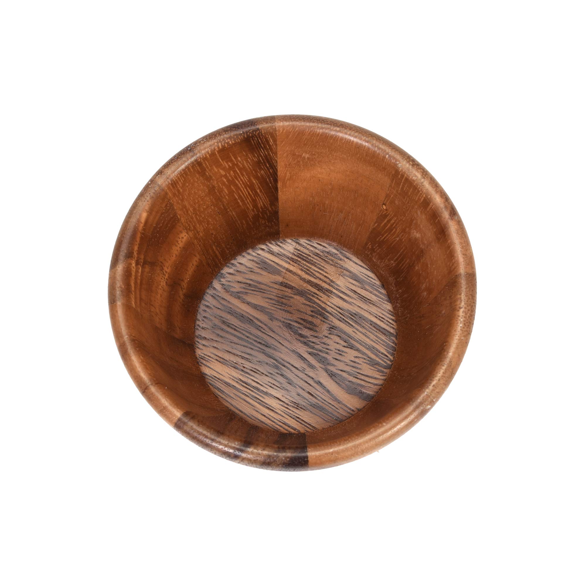 AeraVida 4-inch Mini Hand Carved Wooden Bowl Set - Natural Rain Tree Wood Kitchen Decor | Handmade Serving Bowls for Salad, Nuts, Snacks & Home Decor
