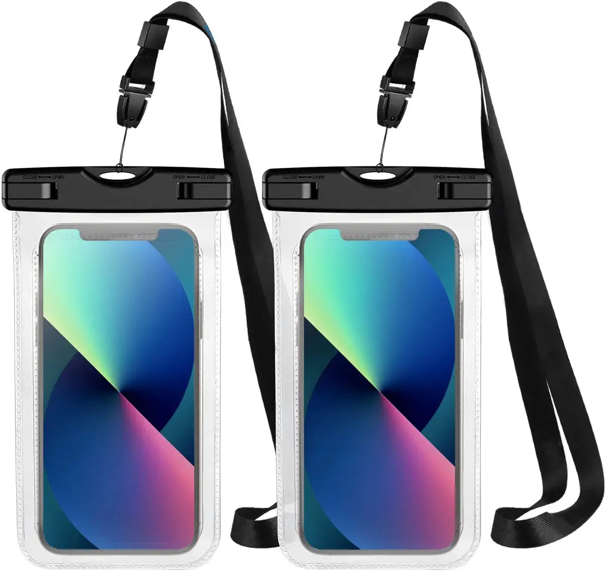 MPOW PA097BV Waterproof Phone Pouch - IPX8 Certified Dry Bag for Swimming, Beach, Kayaking & Outdoor Activities - Universal Waterproof Case for iPhone 15/14/13/12, Samsung Galaxy S23/S22 & More Smartphones