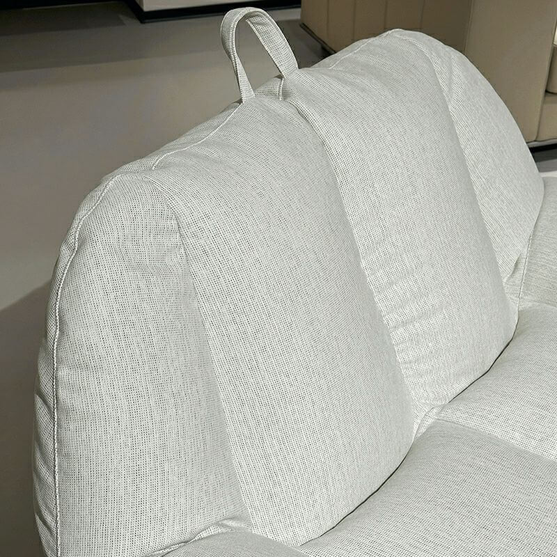 Premium Large Solid Color Cotton Blend Bean Bag Chair - Pre-Filled with Polypropylene Beans for 2 People - Perfect for Living Room, Game Room & Dorm Relaxation