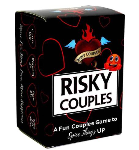 Risk or Sip - Exciting Couples Card Game for Date Nights & Parties | Fun Drinking Game for Adults | Perfect for Valentine's Day, Anniversaries & Game Nights
