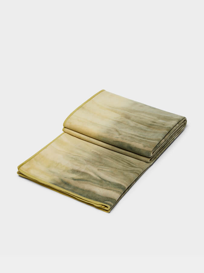Manduka eQua Yoga Mat Towels - Non-Slip, Absorbent & Eco-Friendly for Hot Yoga, Pilates & Workouts - Perfect for Home & Studio Use