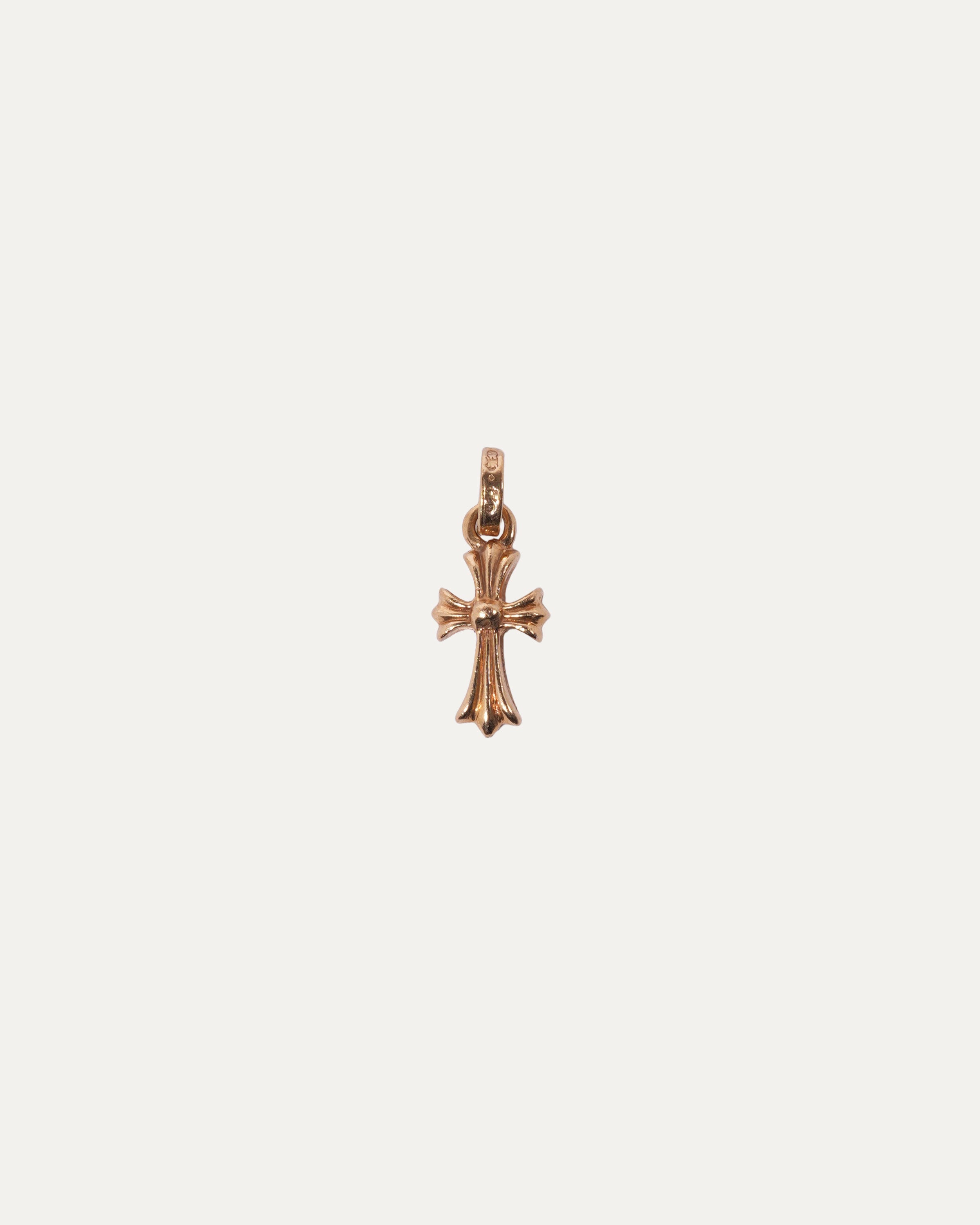 22K Gold Baby Fat Ruby Cross Pendant Necklace for Women - Elegant Religious Jewelry Gift for Baptism, First Communion & Special Occasions