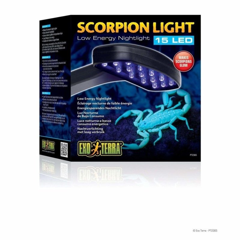 Exo Terra Scorpion Light - Reptile Heat Lamp for Terrariums, Ideal for Desert Habitats & Nocturnal Animals - Perfect for Bearded Dragons, Geckos & Snakes