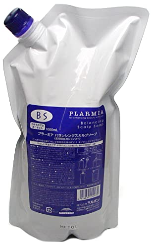 Milbong Puramia Balancing Scalp Soap Refill 1000ml - pH Balanced Hair Cleanser for Dry & Itchy Scalp - Perfect for Daily Use & Sensitive Skin Care