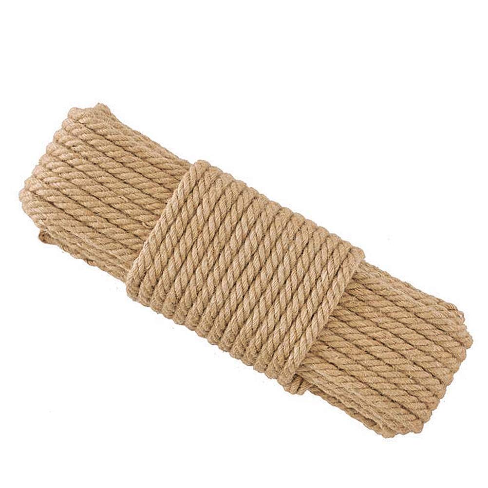 Durable Sisal Rope Cat Scratching Post Replacement - Natural Hemp Rope for Cat Trees & Towers - Perfect for Indoor Cat Furniture & Scratching Needs