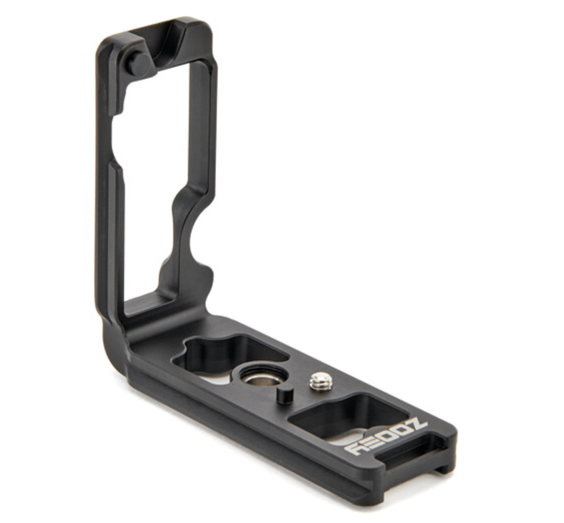 3 Legged Thing Zooey QD L Bracket for Nikon Z8 (Darkness) - Quick Release Camera Mount for Nikon Z8 DSLR - Perfect for Landscape, Portrait & Studio Photography