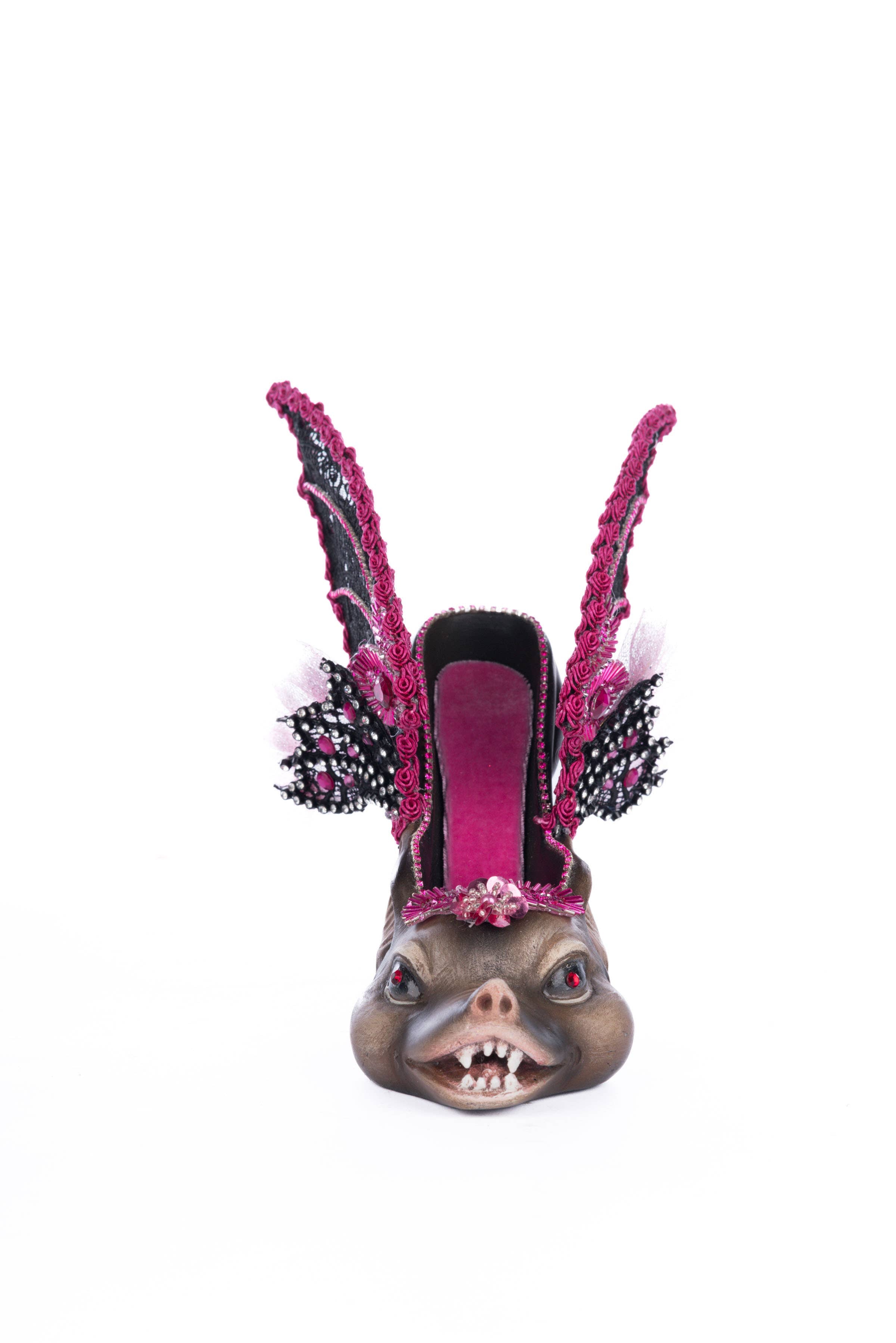 Bat Stiletto Tabletop Limited Edition - Handcrafted Gothic Decor by Katherine's Collection - Perfect for Halloween, Gothic Home Decor & Vampire-Themed Parties