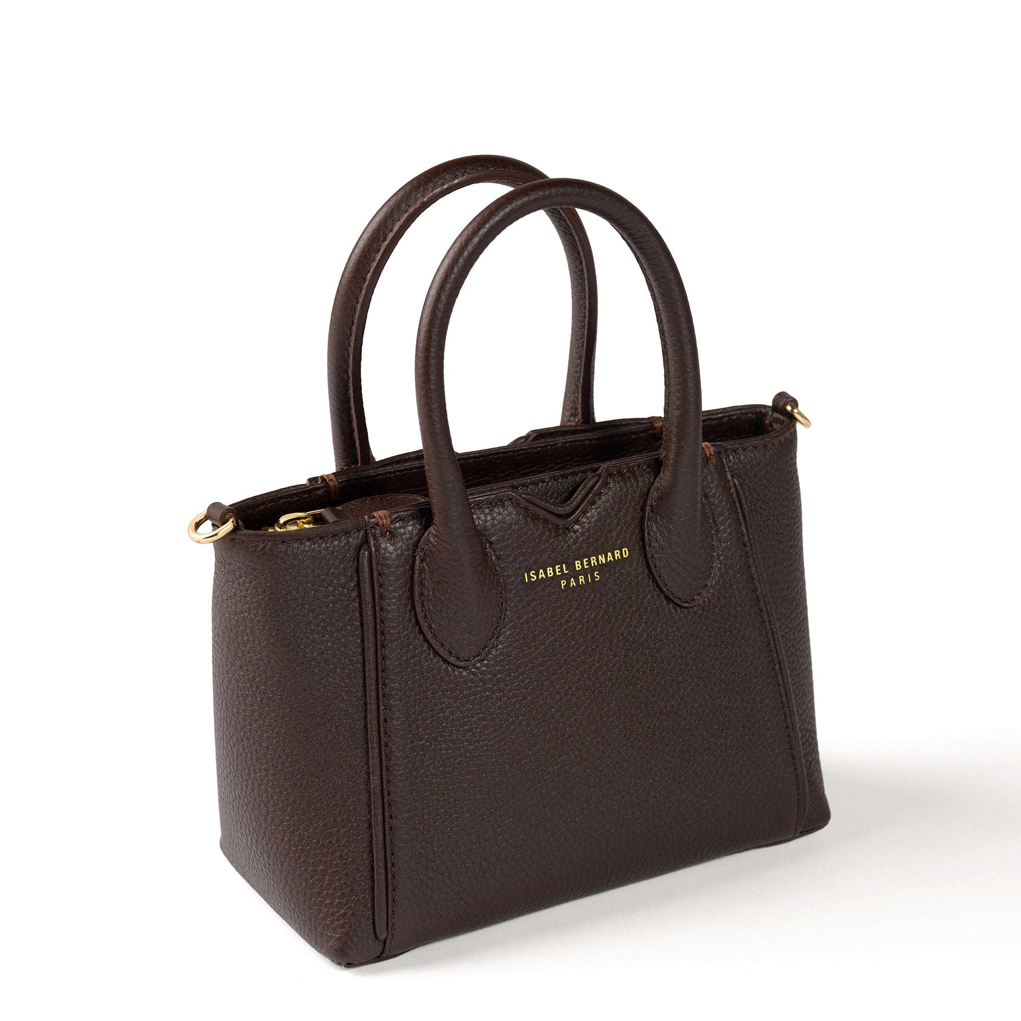 Honoré Cloe Mini Brown Calfskin Leather Handbag for Women - Elegant Crossbody Purse for Work, Travel & Evening Events