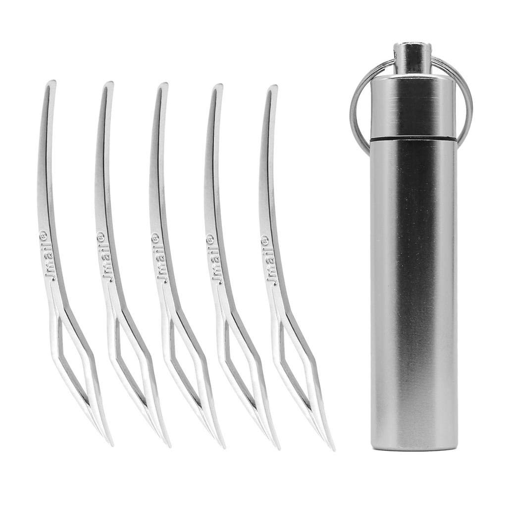 Harayaa Professional Interlocking Dreadlocks Tool Kit - 5 Needle Crochet Hook Set for Sisterlocks & Dreadlock Maintenance | Perfect for Styling, Retwisting & Hair Care at Home or Salon