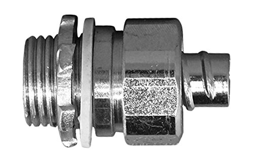 4QS300 3-Inch Stainless Steel Threaded Rod Connector - Heavy Duty Construction for Plumbing, HVAC, and Industrial Applications