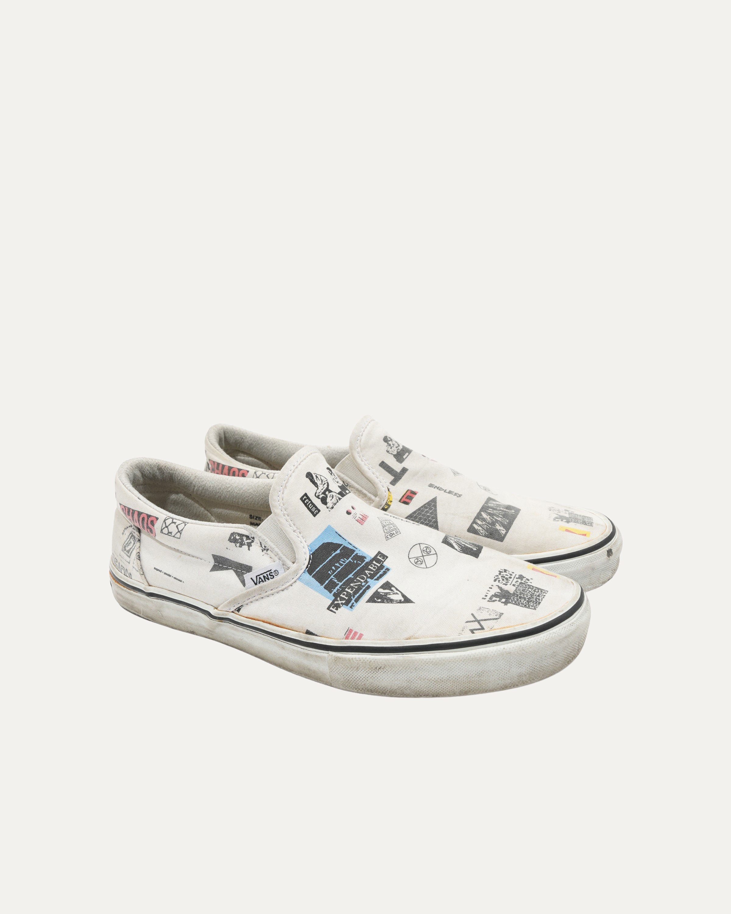 Original 2005 Comme Des Garcons x Vans Colette Collaboration Sneakers - Limited Edition Skate Shoes for Streetwear & Vintage Fashion Collectors