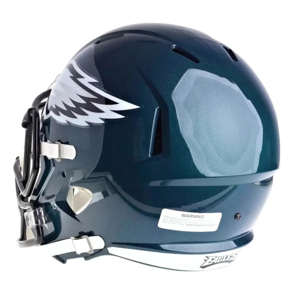 Jalen Hurts Autographed Philadelphia Eagles Speed Helmet with JSA COA - Official NFL Signed Football Collectible for Eagles Fans & Sports Memorabilia Enthusiasts - Perfect for Display, Gifts, and Game Room Decor