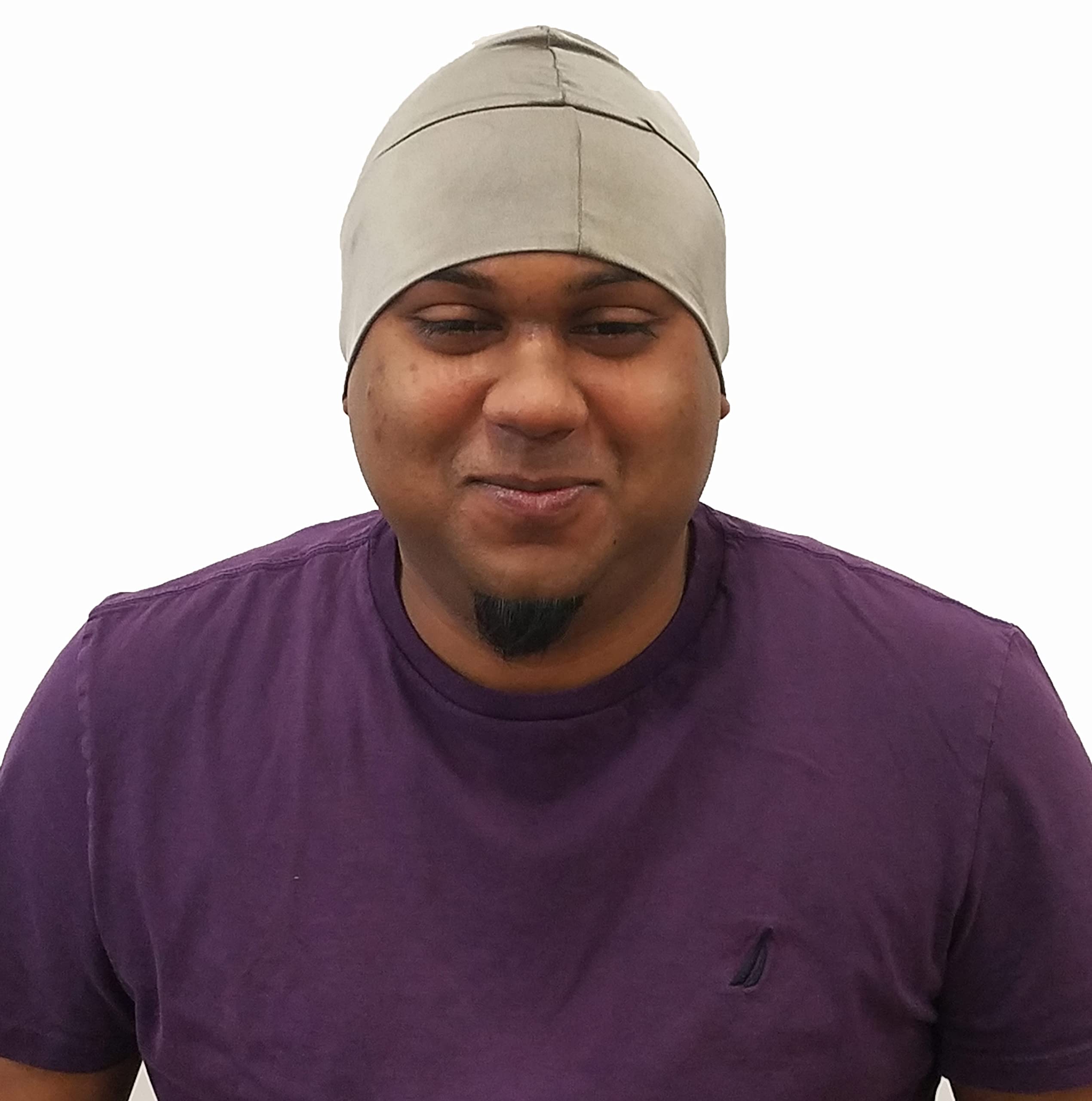5G Ready RF Shielded Skull Cap - Stretchy Silver Faraday Protection for EMF Safety | Perfect for Daily Wear, Travel & Radiation Shielding