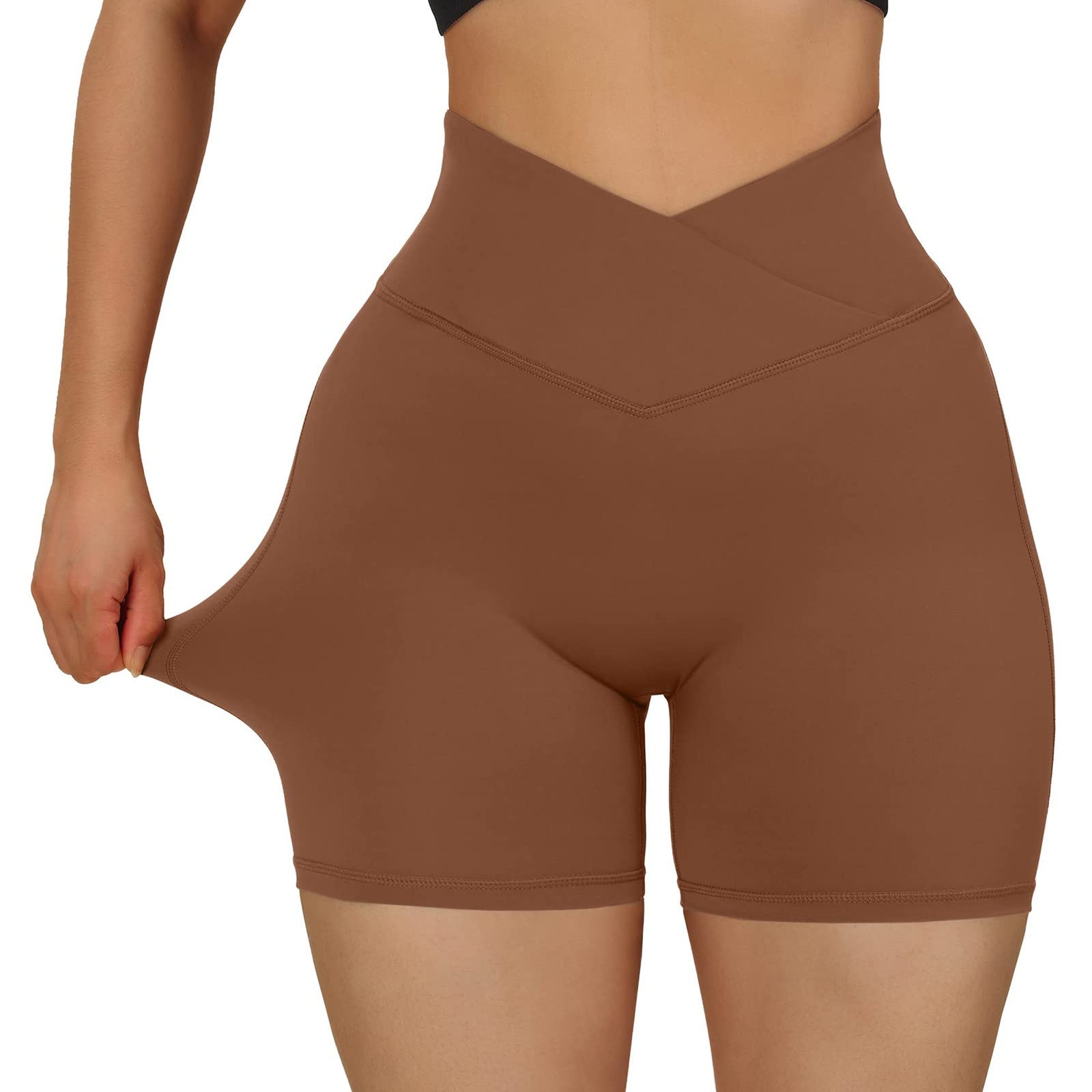 High Waisted Lifting Shorts for Women - Butt Lifting Yoga Shorts with Tummy Control - Perfect for Workout, Biking, CrossFit & Yoga Training