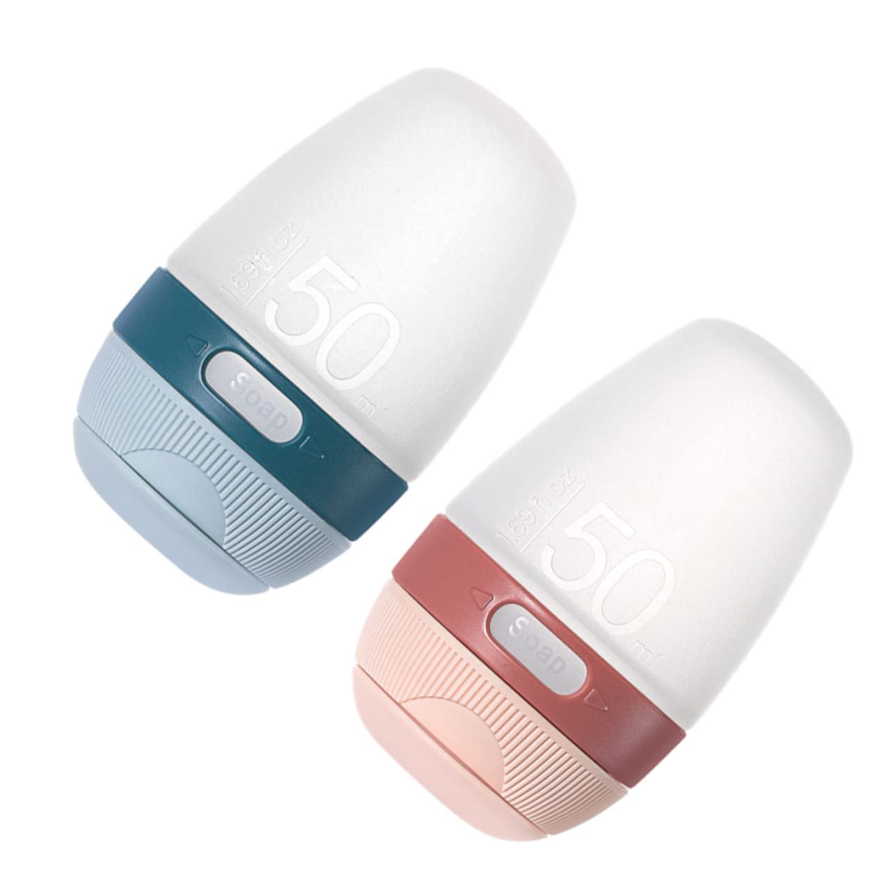 Cabilock 2-Pack Silicone Travel Bottles for Shampoo, Conditioner & Cosmetics | Leak-Proof Squeeze Tubes | TSA Approved Toiletry Containers | Perfect for Gym, Travel & Daily Use