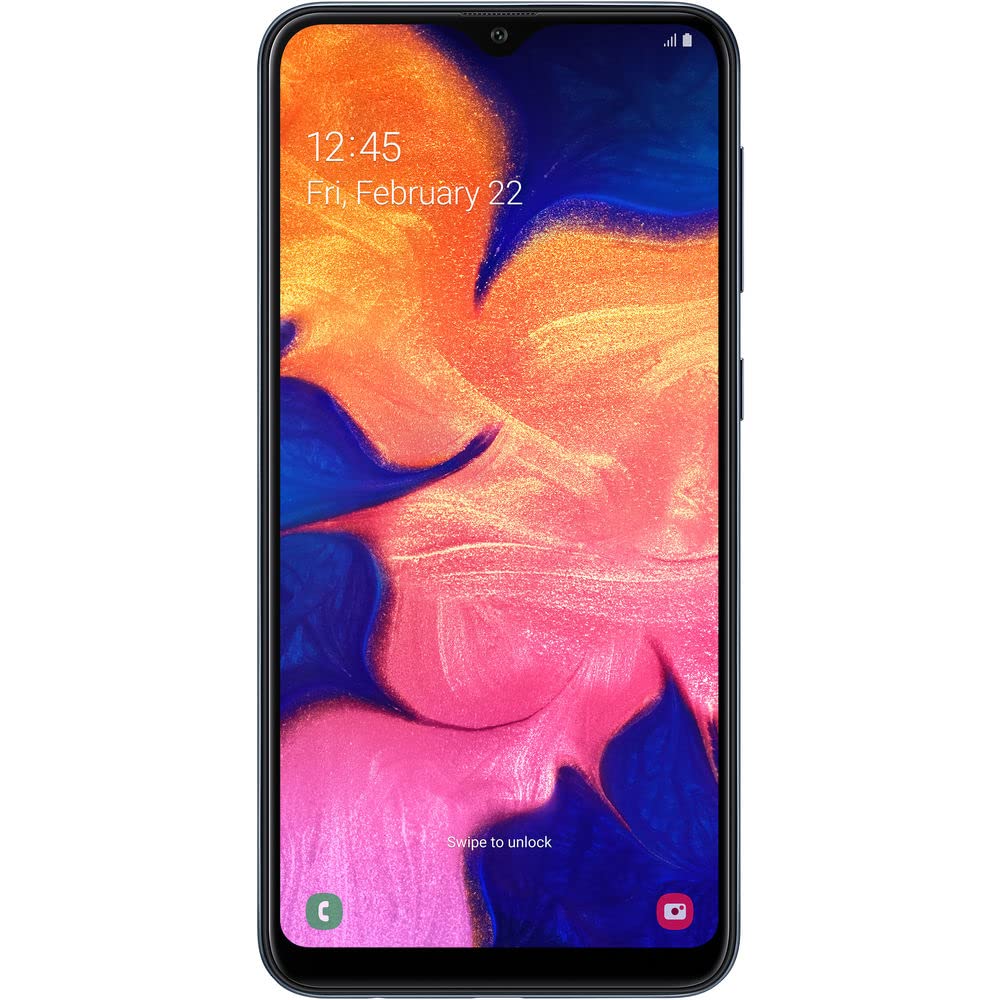Samsung Galaxy A10e 32GB Unlocked Smartphone - Black (Renewed) | 4G LTE Android Phone with Long Battery Life | Perfect for Travel, Work & Everyday Use