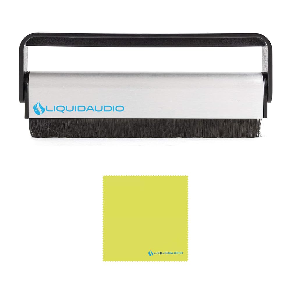 Ortofon Concorde MkII Scratch DJ Cartridge with Spherical Stylus - Professional Turntable Needle Bundle Includes Carbon Fiber Record Brush & Polishing Cloth for Vinyl Cleaning & DJ Scratching Performance