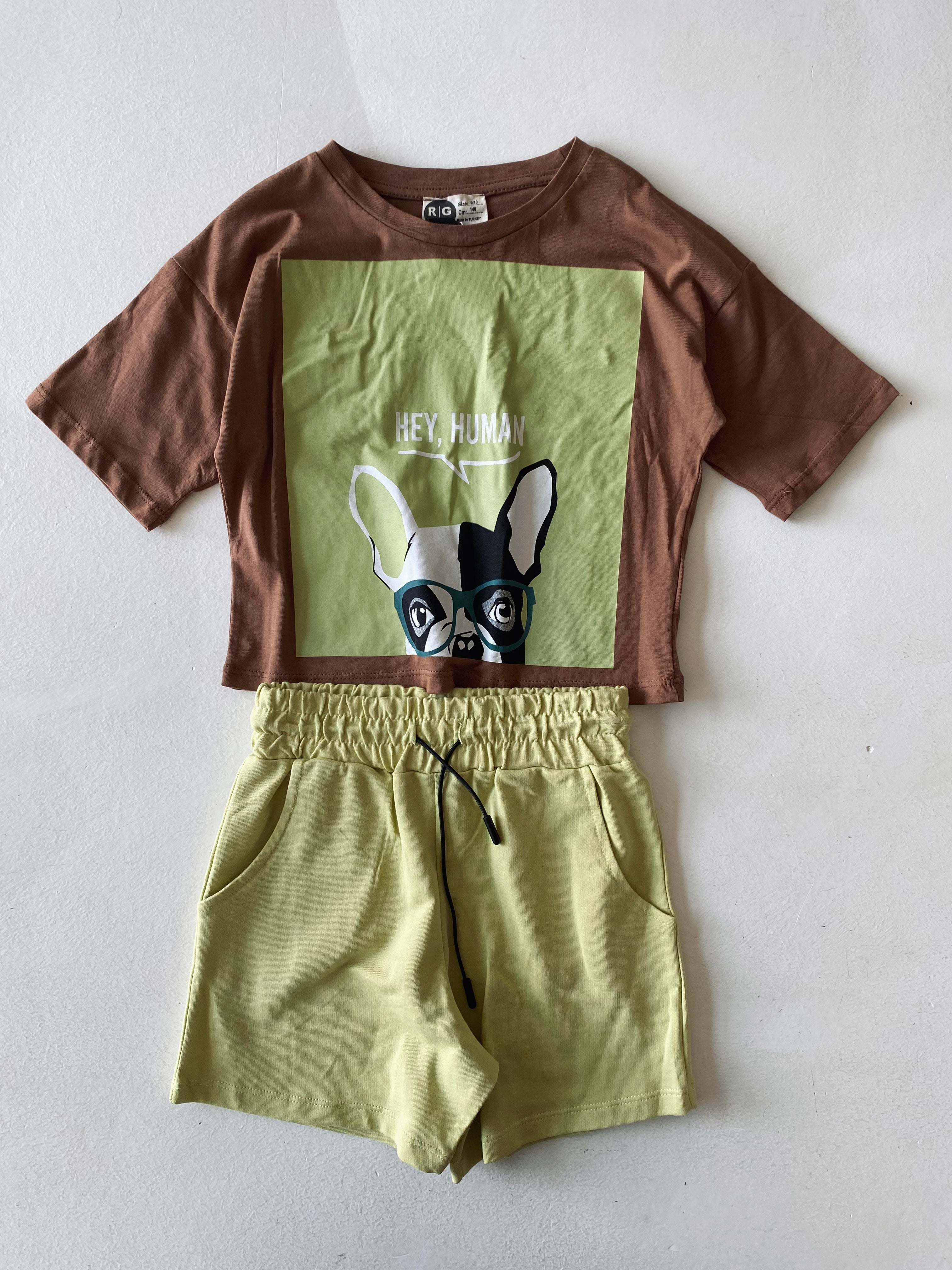 Girls Printed Top and Bottom Set - Stylish Matching Outfit for Playdates, School & Special Occasions
