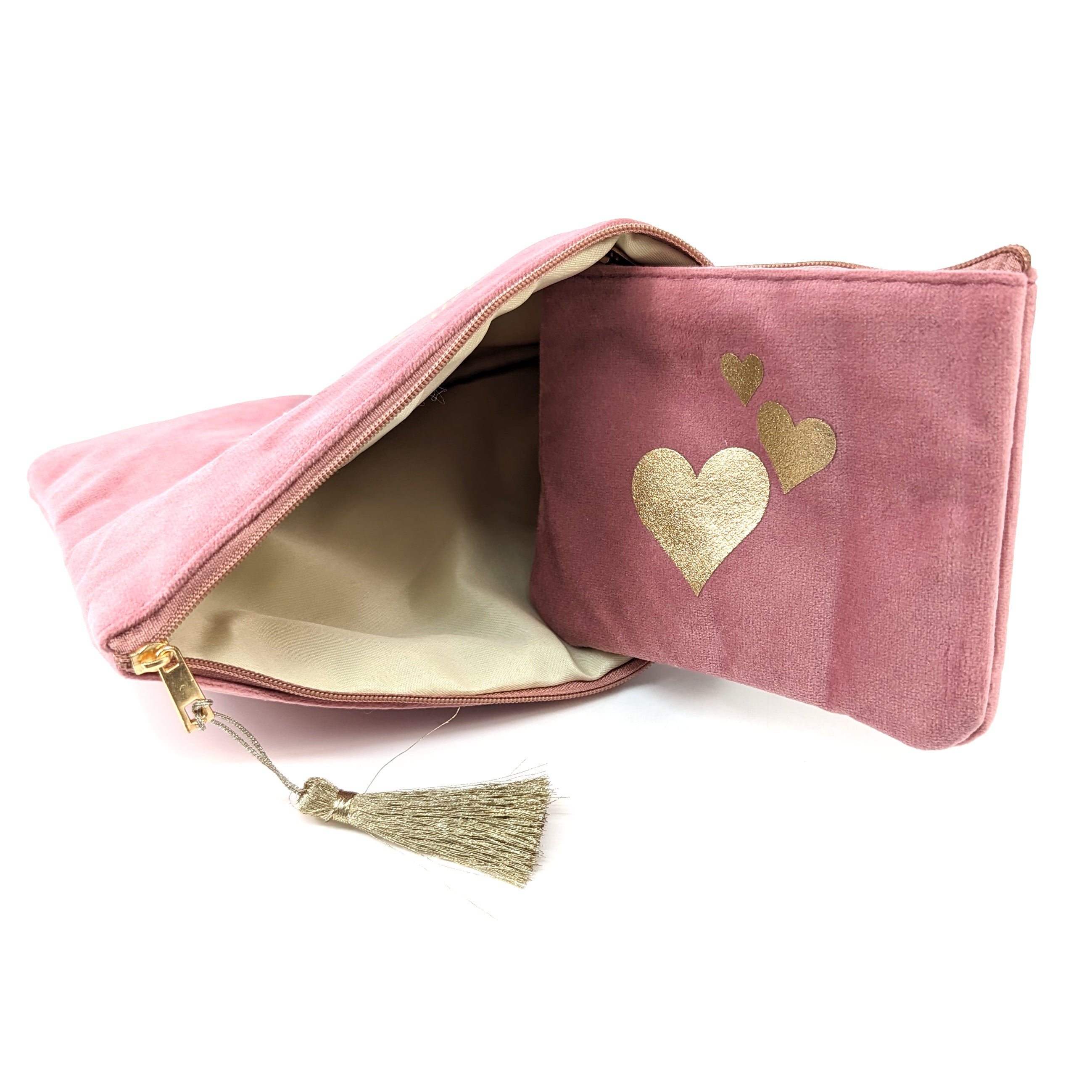 All You Need is Love' Set of 2 Velvet Bags & Purses for Women - Luxurious Soft Velvet Handbags for Parties, Weddings & Special Occasions