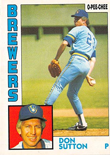 1984 O Pee Chee #35 Don Sutton Milwaukee Brewers Baseball Card - Perfect for Collectors, Sports Memorabilia Fans & Vintage MLB Enthusiasts