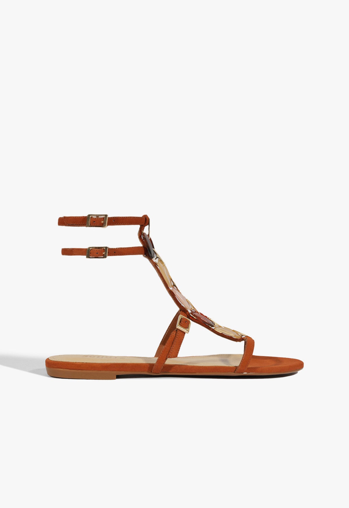 Cassandra Brown Suede Flat Sandal - Women's Comfortable Casual Sandals for Summer | Perfect for Beach, Vacation & Everyday Wear