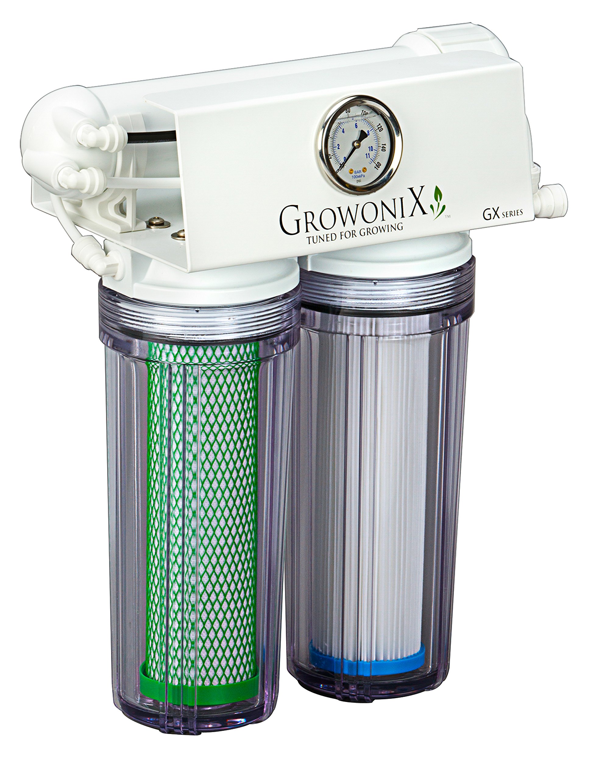 GROWONIX GX200 200 GPD Reverse Osmosis Water Filtration System - High Flow RO Filter for Hydroponics, Gardening, Drinking Water & Coffee - Perfect for Home, Office, and Commercial Use
