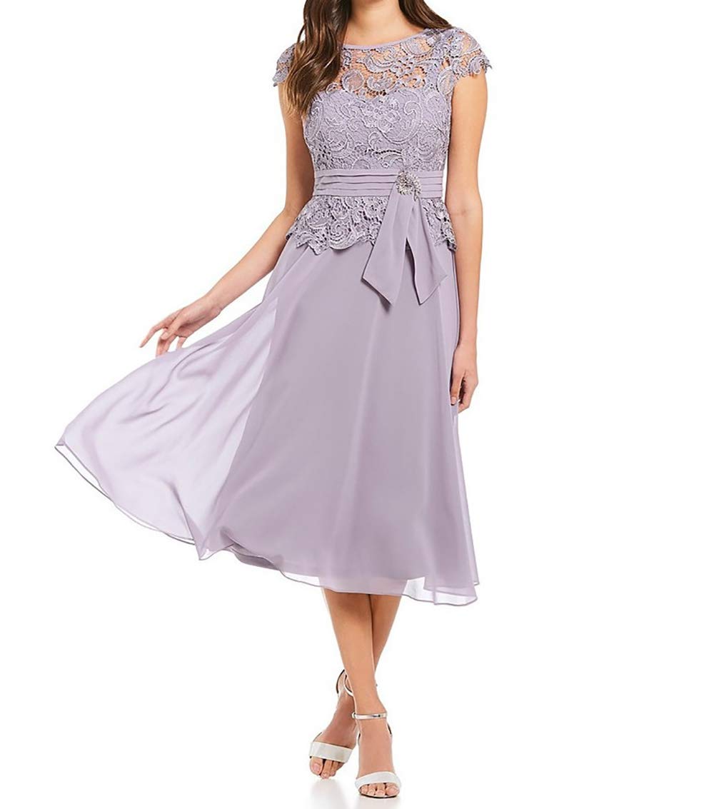 Elegant Lace Mother of The Bride Dresses - Women's Chiffon Formal Evening Gown for Wedding Guest - Perfect for Weddings, Receptions & Special Occasions