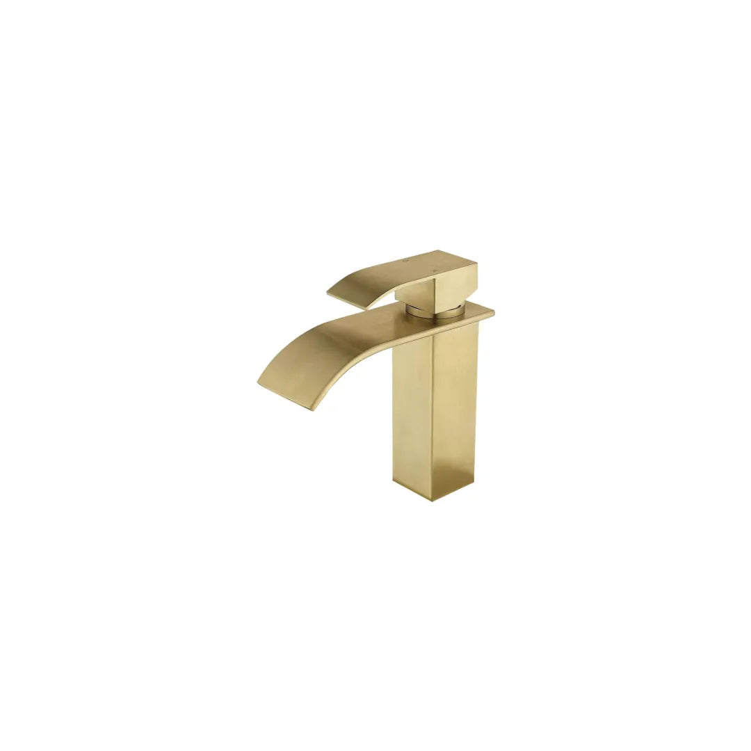 High-Quality Bathroom Sink Faucet CM01001 - Modern Waterfall Design for Vanity & Powder Room - Perfect for Home Renovation & Bathroom Upgrade
