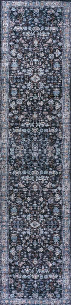 Kemer All Over Persian Washable Area Rug - Soft Non-Slip Living Room Carpet for Home Decor, Bedroom & Office
