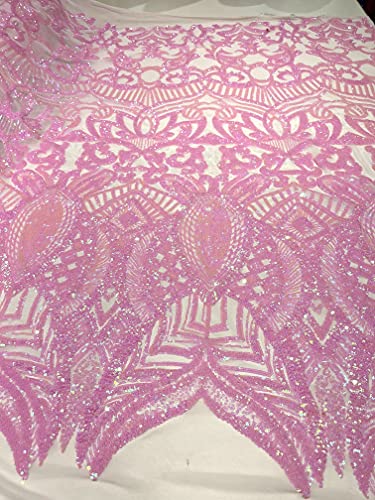 Candy Pink on Pink Mesh